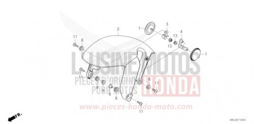 AILE AVANT CB1000RAP de 2023